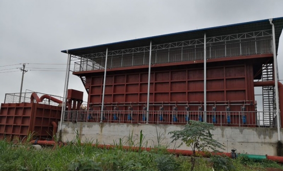 重力式一體化凈水系統(tǒng)，每小時400噸處理量